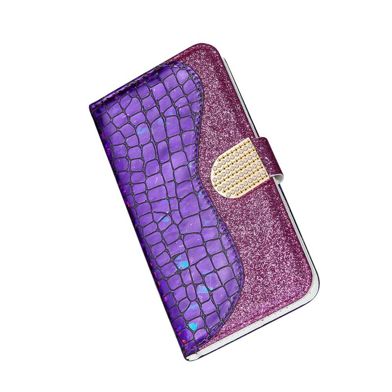 Samsung Galaxy Note 20 Capa de diamantes Croco