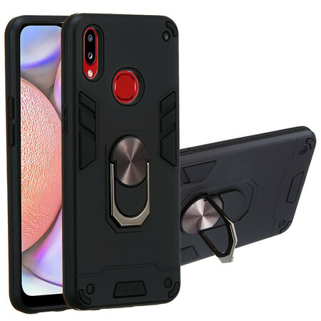 Samsung Galaxy A10s Suporte de anel metálico de capa destacável