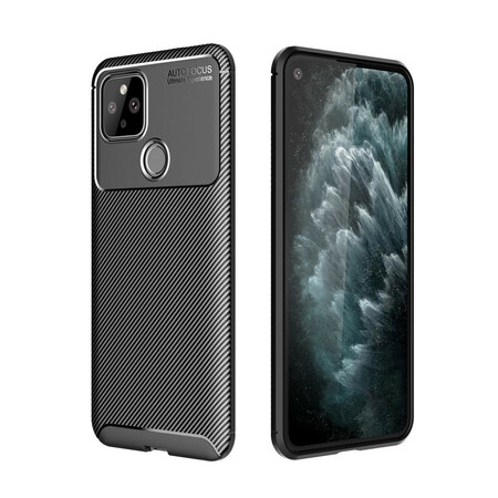 Google Pixel 5 Soft Shell Fibra de Carbono Textura
