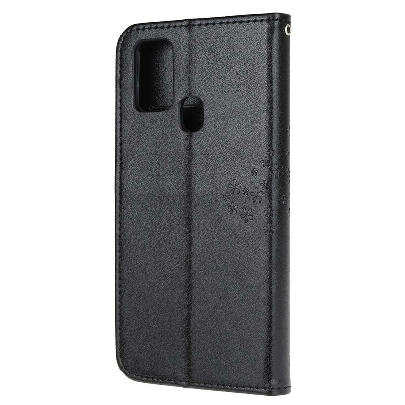 Samsung Galaxy M21 M21 Capa para árvores e corujas