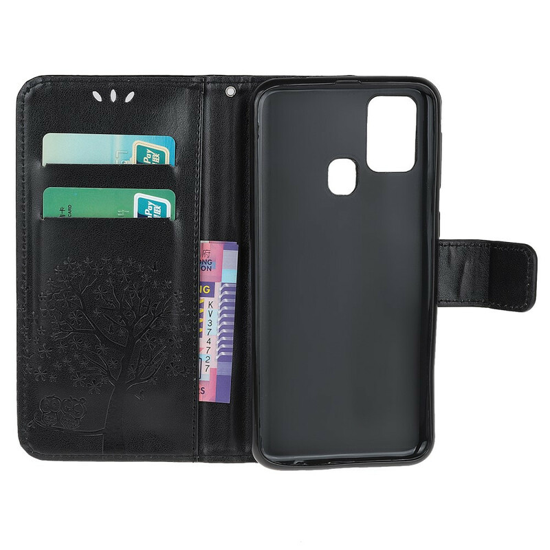 Samsung Galaxy M21 M21 Capa para árvores e corujas