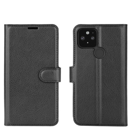 Google Pixel 4A 5G Capa Clássico em Couro