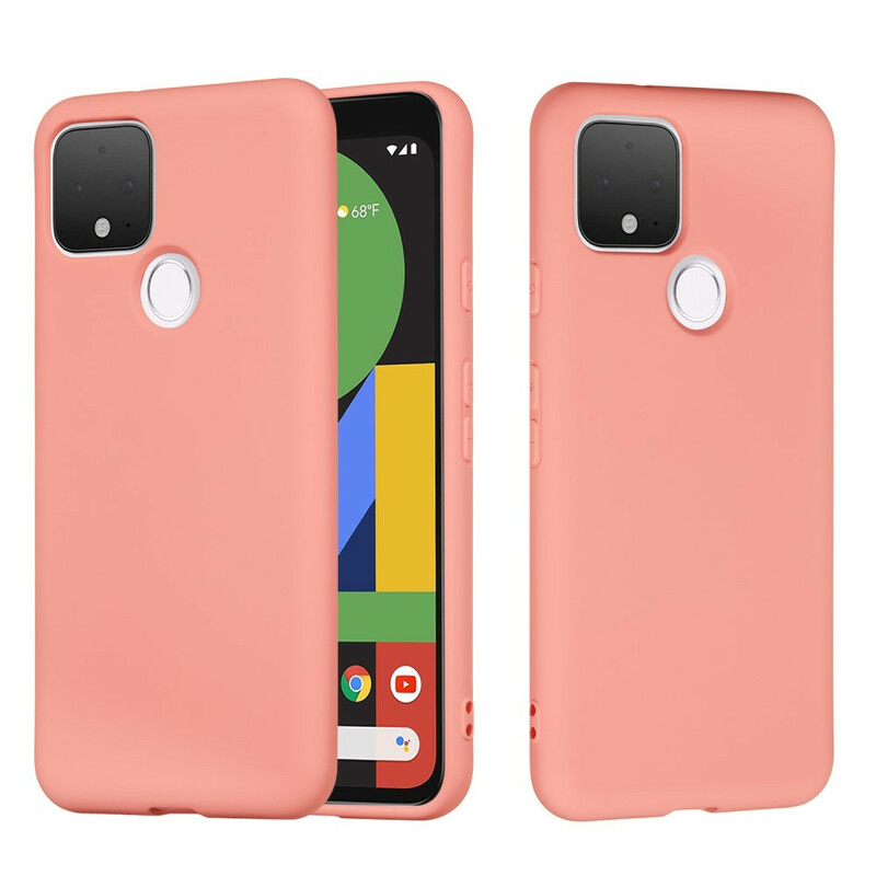 Google Pixel 4A 5G Case Design de Silicone Líquido com CordÃ£o