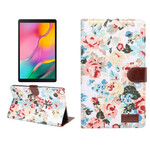 Samsung Galaxy Tab A 8.0 Case (2019) Tecido de Textura Rosa