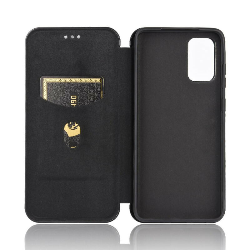 Tampa Flip Cover Samsung Galaxy S20 FE Fibra de Carbono