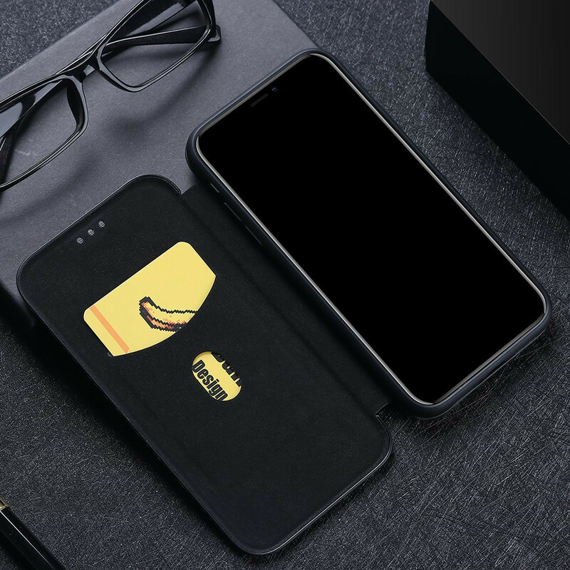 Tampa Flip Cover Samsung Galaxy S20 FE Fibra de Carbono