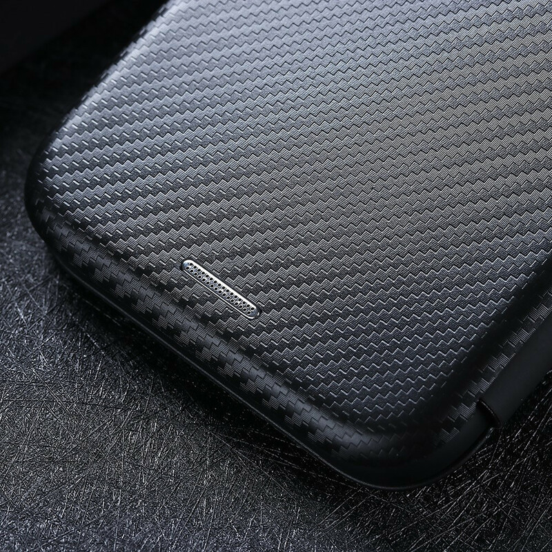Tampa Flip Cover Samsung Galaxy S20 FE Fibra de Carbono