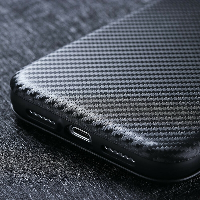 Tampa Flip Cover Samsung Galaxy S20 FE Fibra de Carbono