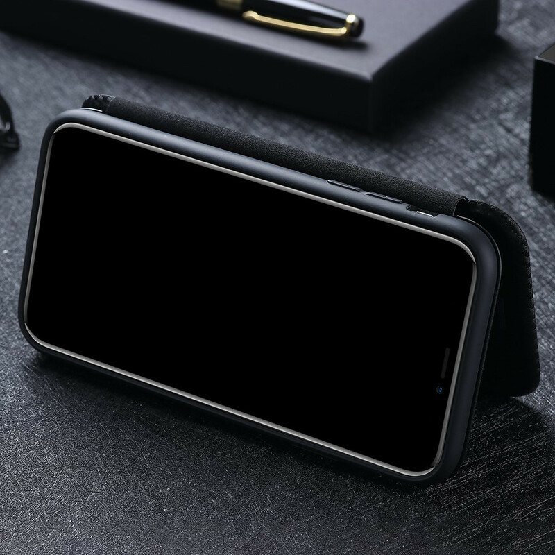 Tampa Flip Cover Samsung Galaxy S20 FE Fibra de Carbono