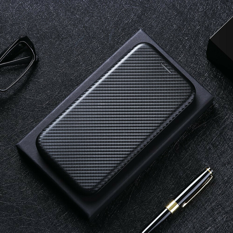 Tampa Flip Cover Samsung Galaxy S20 FE Fibra de Carbono