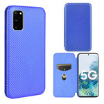 Tampa Flip Cover Samsung Galaxy S20 FE Fibra de Carbono