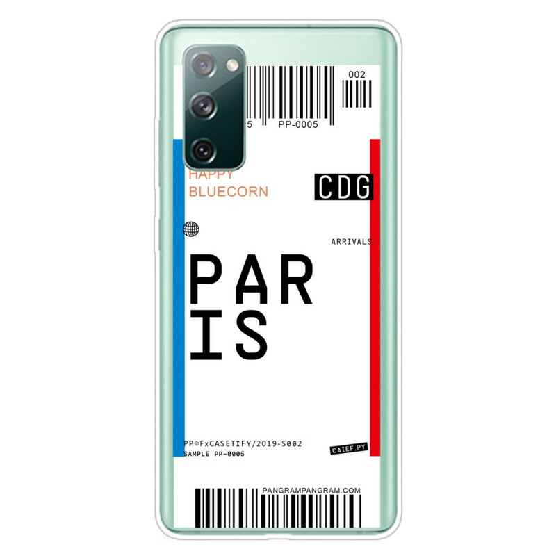 Passe de Embarque Samsung Galaxy S20 FE para Paris