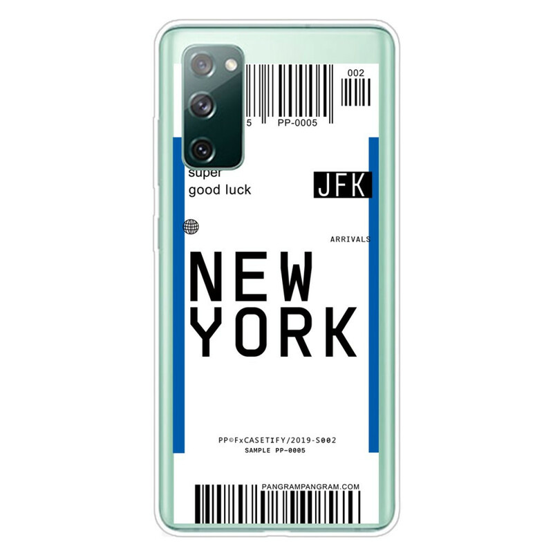 Passe de Embarque Samsung Galaxy S20 FE para Nova Iorque