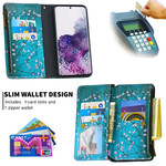 Capa Samsung Galaxy S20 com Zipper Pocket Tree Capa Samsung Galaxy S20 com Zipper Pocket Tree