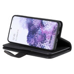 Samsung Galaxy S20 Plus Capa de Bolso com Zíper Reforçado de Contorno