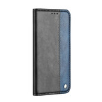 Capa Viragem Samsung Galaxy S20 Ultra Efeito Couro de Dois-Tons
