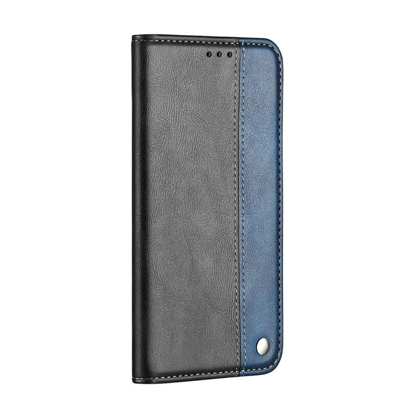 Capa Viragem Samsung Galaxy S20 Ultra Efeito Couro de Dois-Tons
