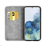 Capa Viragem Samsung Galaxy S20 Ultra Efeito Couro de Dois-Tons