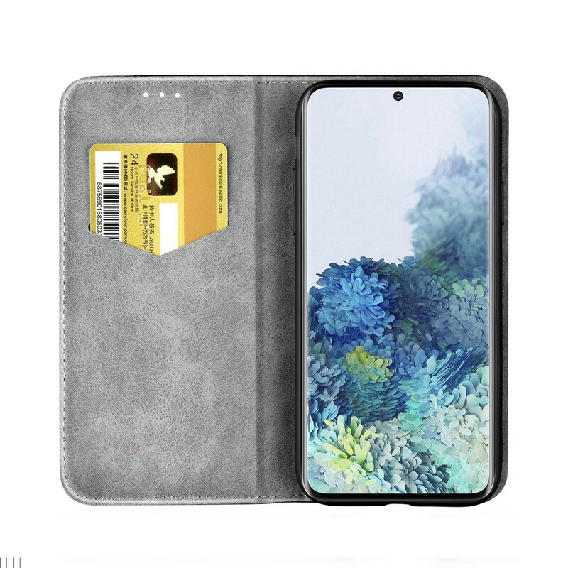 Capa Viragem Samsung Galaxy S20 Ultra Efeito Couro de Dois-Tons