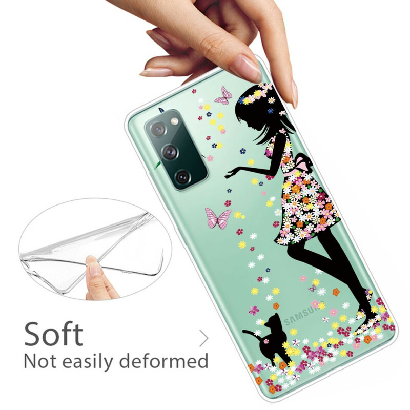 Samsung Galaxy S20 Case FE Pretty Flowered Head