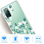 Capa Samsung Galaxy S20 FE White Flower