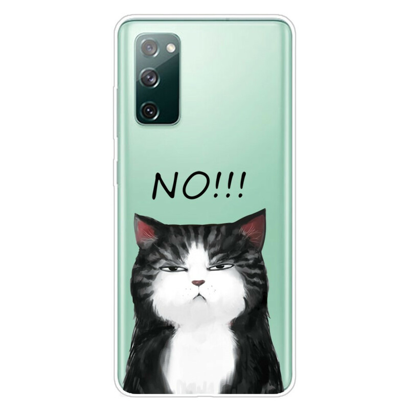 Capa Samsung Galaxy S20 FE O gato que diz não