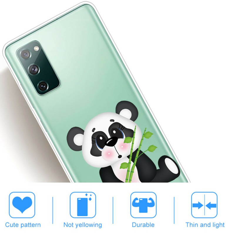 Samsung Galaxy S20 FE Capa transparente Panda triste