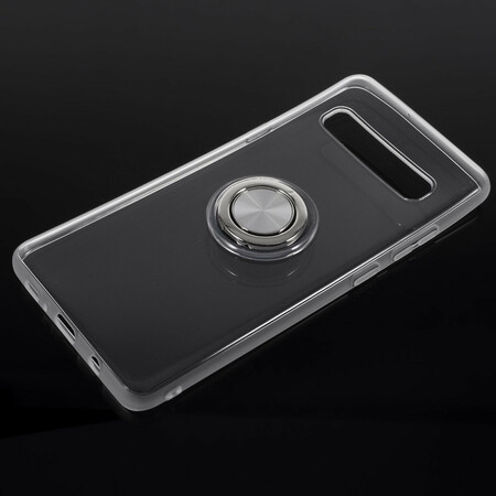 Samsung Galaxy S10 5G Clear Case Metal Ring