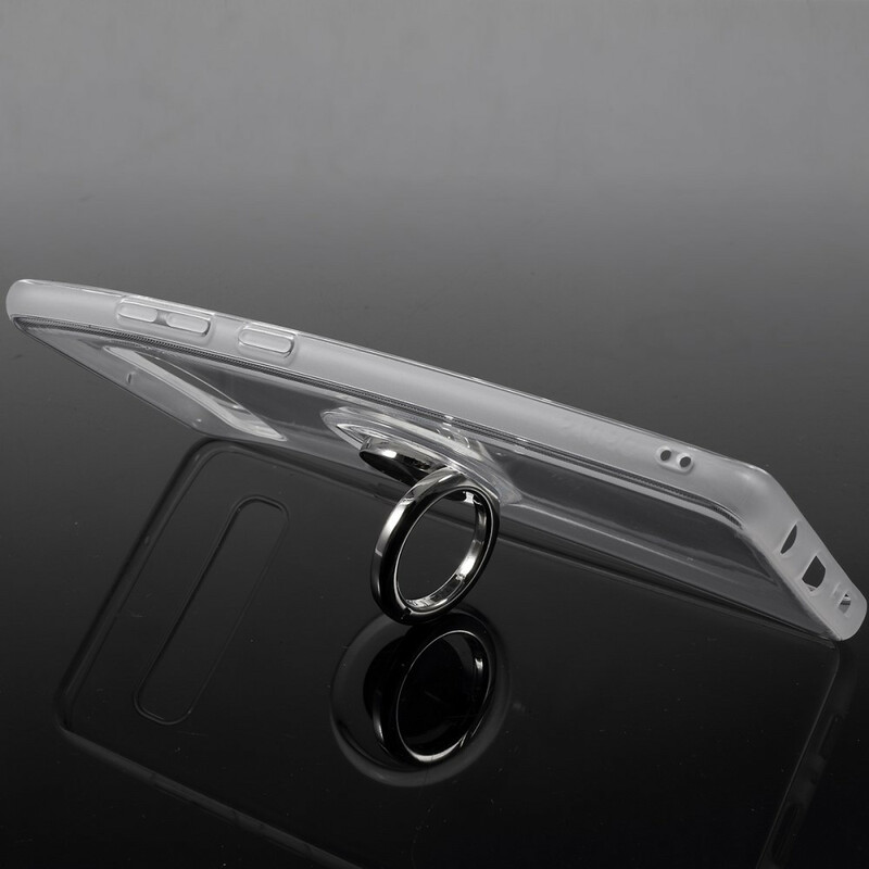 Samsung Galaxy S10 5G Clear Case Metal Ring
