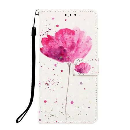 Samsung Galaxy S10 5G Capa de aguarela de papoila