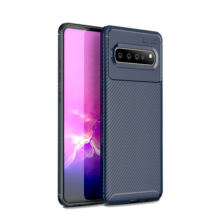 Samsung Galaxy S10 5G Capa de Fibra de Carbono Textura