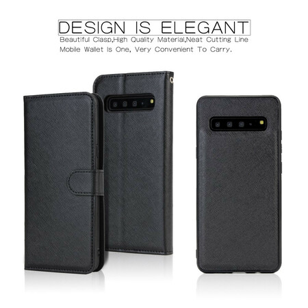 Capa Destacável da Samsung Galaxy S10 5G em Couro
