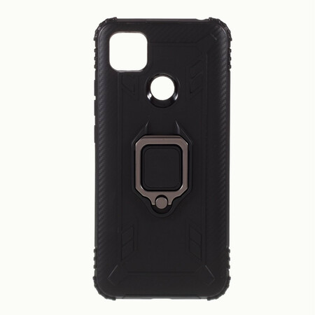 Xiaomi Redmi 9C Capa de fibra de carbono estilo anelar