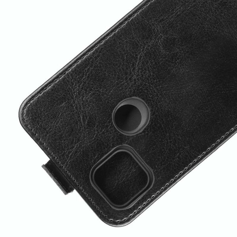 Xiaomi Redmi 9C Capa Foldover de Efeito Couro