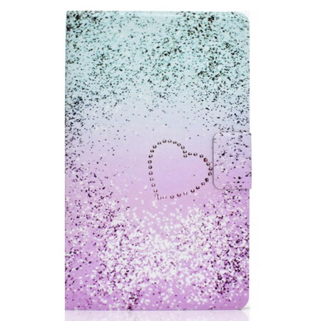 Samsung Galaxy Tab A 8.0 Case (2019) Glitter do coração