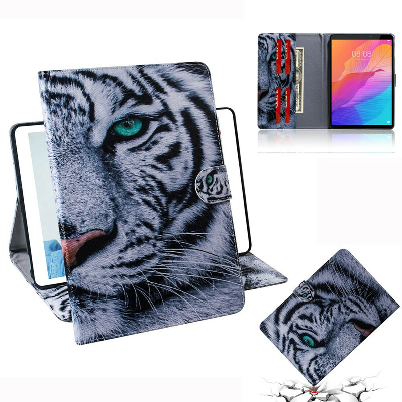 Capa Huawei MatePad T 8 Cabeça de Tigre