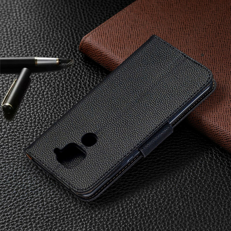 Xiaomi Redmi Note 9 Case Lychee Oblique Flap
