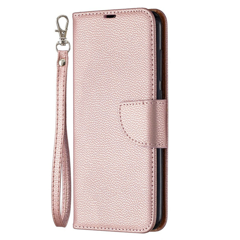 Xiaomi Redmi Note 9 Case Lychee Oblique Flap