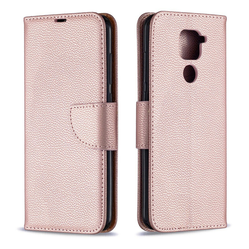 Xiaomi Redmi Note 9 Case Lychee Oblique Flap