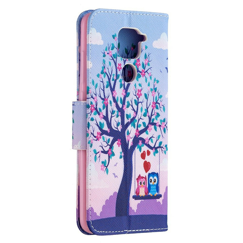 Xiaomi Redmi Note 9 Case Owls On The Swing