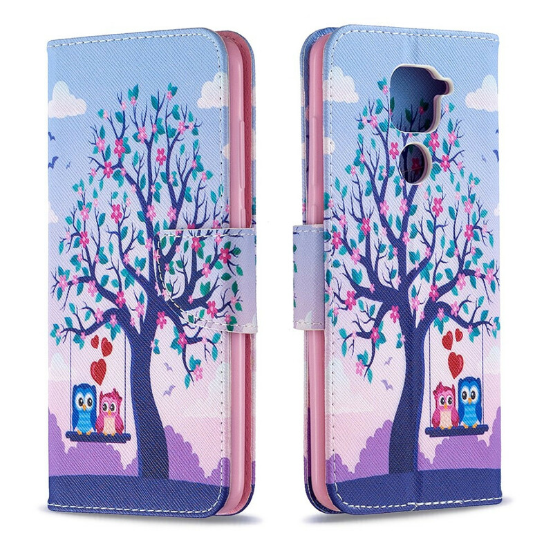 Xiaomi Redmi Note 9 Cover Owls On The Swing