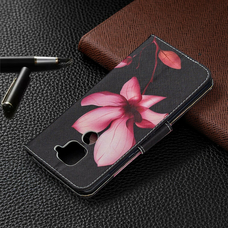 Xiaomi Redmi Note 9 Case Pink Flower