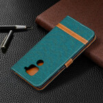 Xiaomi redmi Nota 9 Capa de Tecido e Efeito Couro