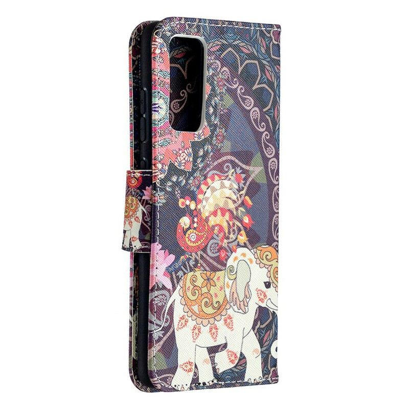 Samsung Galaxy S20 FE Capa Mandala Elefantes Étnicos