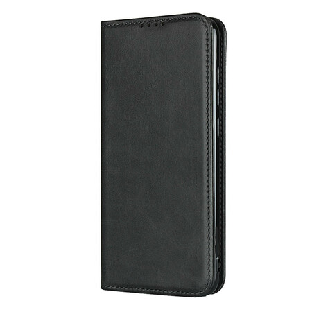 Capa Flip Xiaomi Redmi Note 9 Premium Faux Leather Stitching