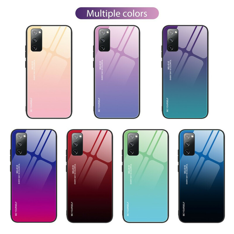 Samsung Galaxy S20 FE Capa de vidro temperado Be Yourself