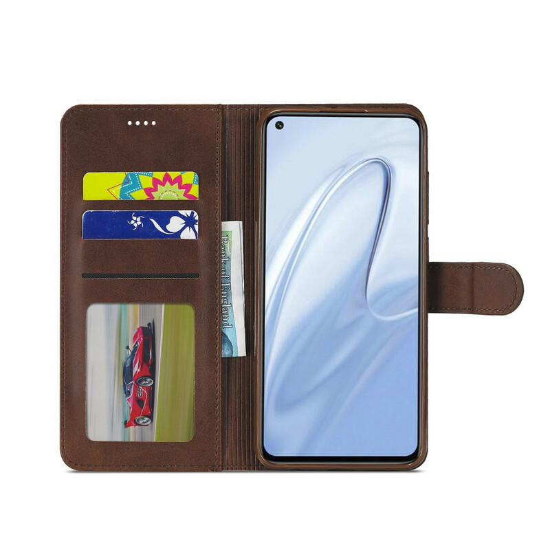 Xiaomi Redmi Note 9 Capa LC.IMEEKE Efeito Couro