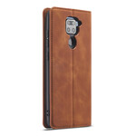 Tampa Flip Cover Xiaomi Redmi Note 9 Efeito Couro PARA A VERDADE Tampa Flip Cover Xiaomi Redmi Note 9 Efeito Couro PARA A VERDADE