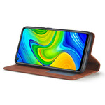 Tampa Flip Cover Xiaomi Redmi Note 9 Efeito Couro PARA A VERDADE Tampa Flip Cover Xiaomi Redmi Note 9 Efeito Couro PARA A VERDADE