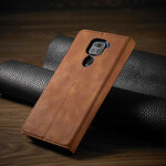 Tampa Flip Cover Xiaomi Redmi Note 9 Efeito Couro PARA A VERDADE Tampa Flip Cover Xiaomi Redmi Note 9 Efeito Couro PARA A VERDADE